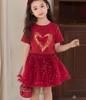 SET VÁY ĐỎ TIM