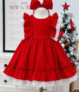 ĐẦM ĐỎ 5642 + CÀI TÓC