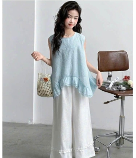 SÉT NGỐ ÁO XANH QUẦN TRẮNG 120 - 170